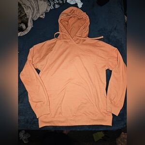 Vibrant Orange Men's Hoodie